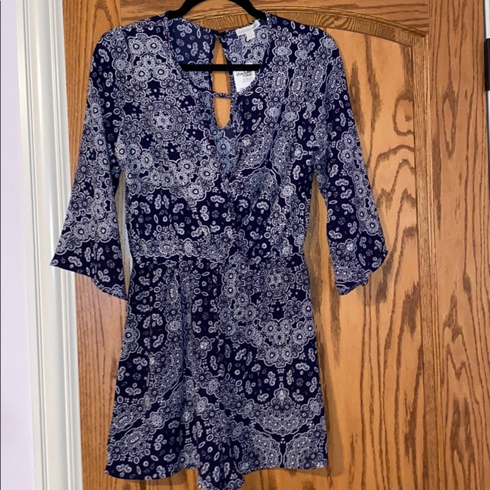 Charlotte Russe Paisley romper